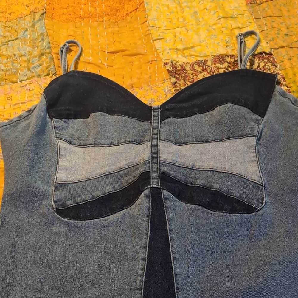 Women's Denim Butterfly Dress